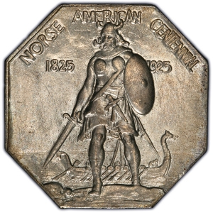Obverse of 1925 Norse Medal